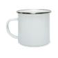 Tasse émaillée avec rebord coloré 450ml